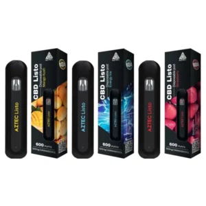 Aztec CBD Listo 500mg Disposable Vape Pen 1ml 600 Puffs