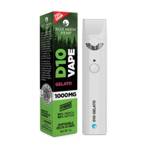 Blue Moon Hemp Delta-10 Gelato 1000mg Disposable Vape