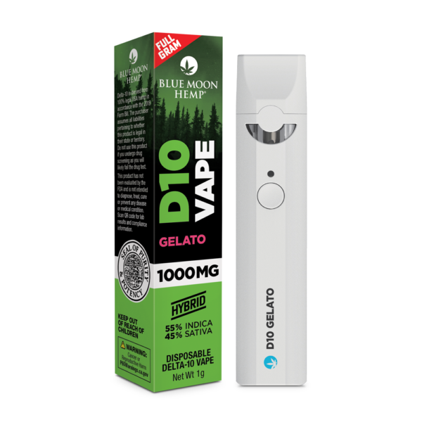 Blue Moon Hemp Delta-10 1000mg Best THC Vape Pens UK