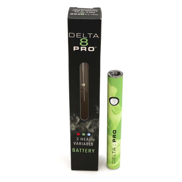 Delta-8 Pro 510 Universal Thread 3 Heat Variable Vape Battery