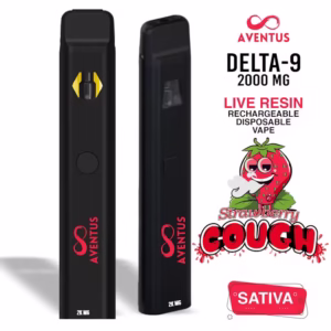 Delta-9 2000mg Live Resin Rechargeable Disposable Vape