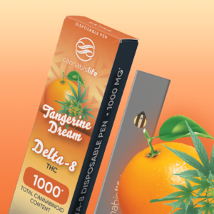 Delta-8 CannabisLife 1000mg Disposable Vape-Tangerine Dream