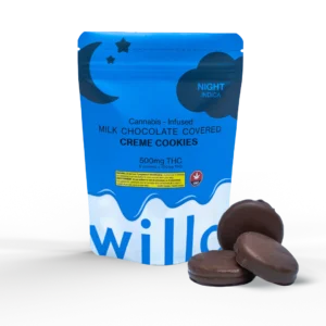 Milk Chocolate Covered Creme THC Cookies 500mg