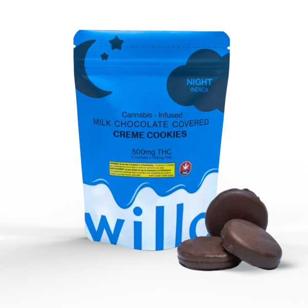 Milk Chocolate Covered Creme THC Cookies 500mg