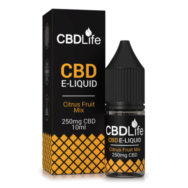 CBDLife CBD E-Liquid Citrus Fruit Mix 250mg 10ml