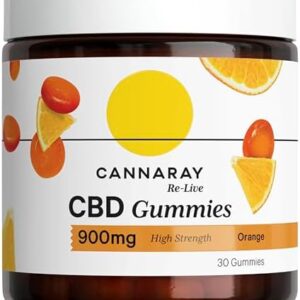 CANNARAY 900mg CBD GUMMIES