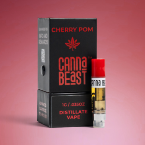 Cherry POM Canna Beast Distillate Vape Cart
