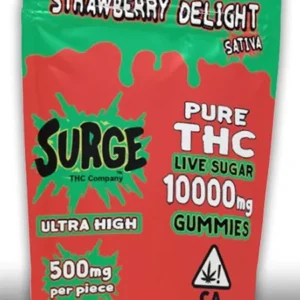 Surge Pure High Potency-THC 10000mg Gummies