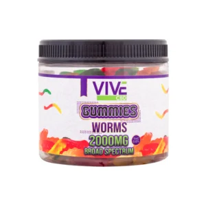 Vive CBD Gummies Worms 2000mg-Broad Spectrum