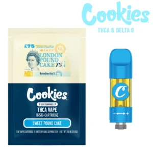 London Pound Cake Cookies THCA-Delta 9 Vape 1g 510-Cartridge